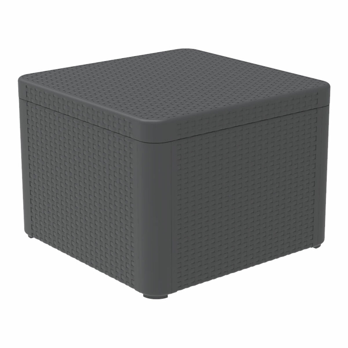 Ensemble Table avec 2 Sièges Shaf Anthracite 57 X 57 X 42 CM (3 Pièces)