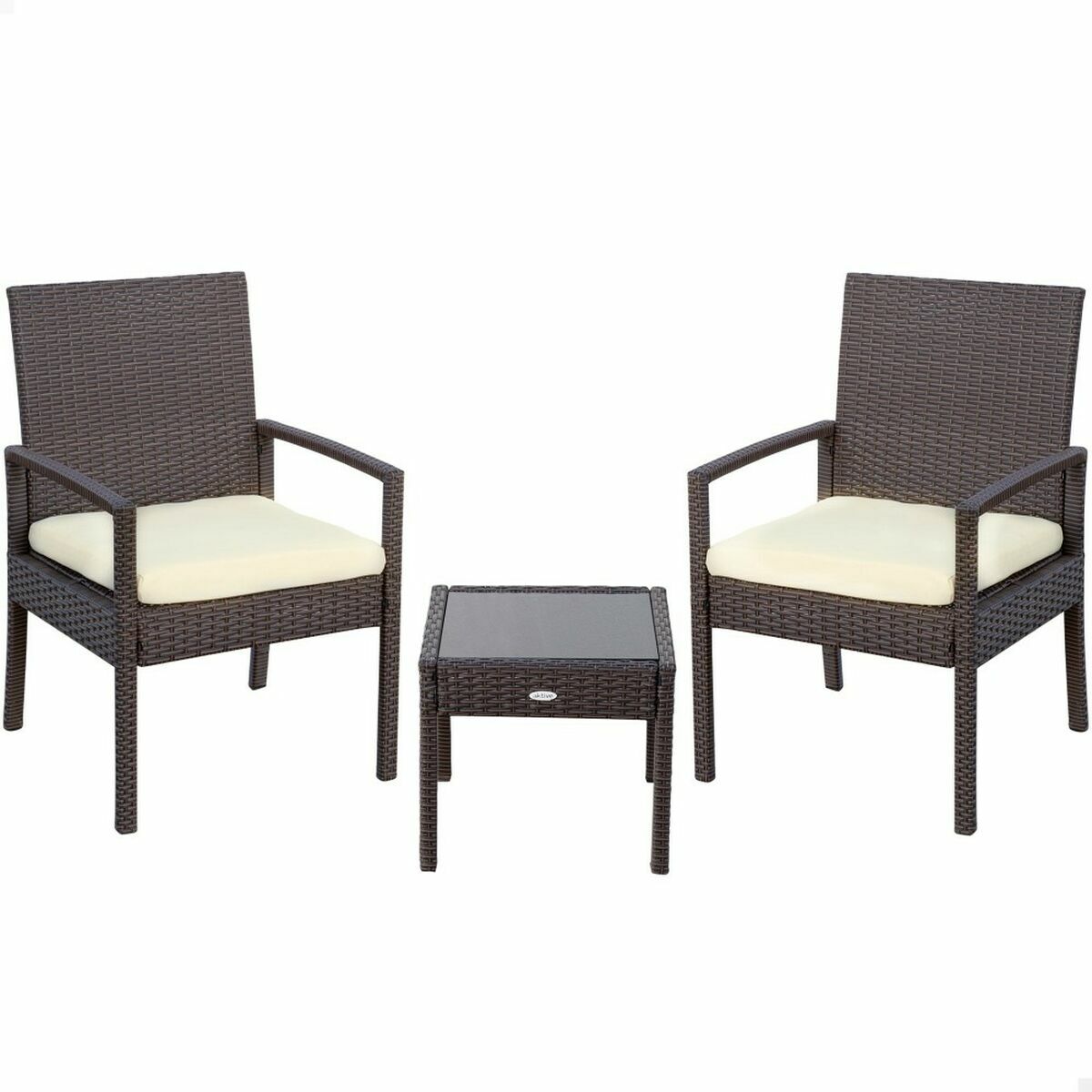 Ensemble Table avec 2 Sièges Aktive 54,5 x 56 x 79 cm