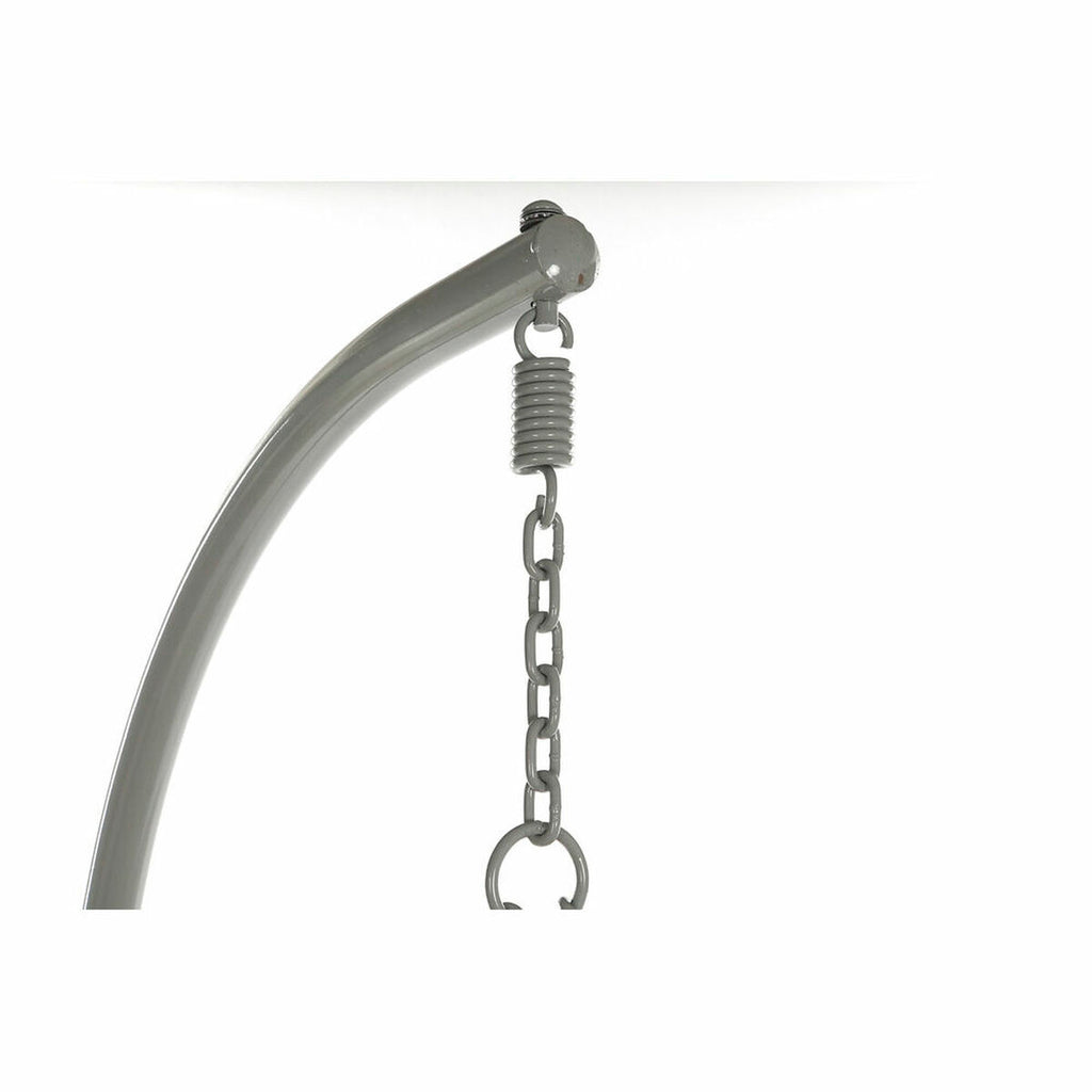 Fauteuil de jardin suspendu DKD Home Decor 133 x 80 x 110 cm Gris rotin synthétique Aluminium