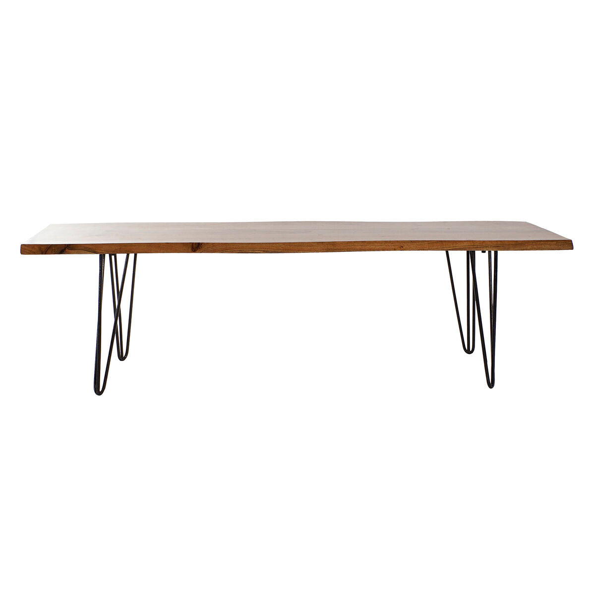 Banc DKD Home Decor 160 x 46 x 46 cm Naturel Noir Marron Clair Alpino