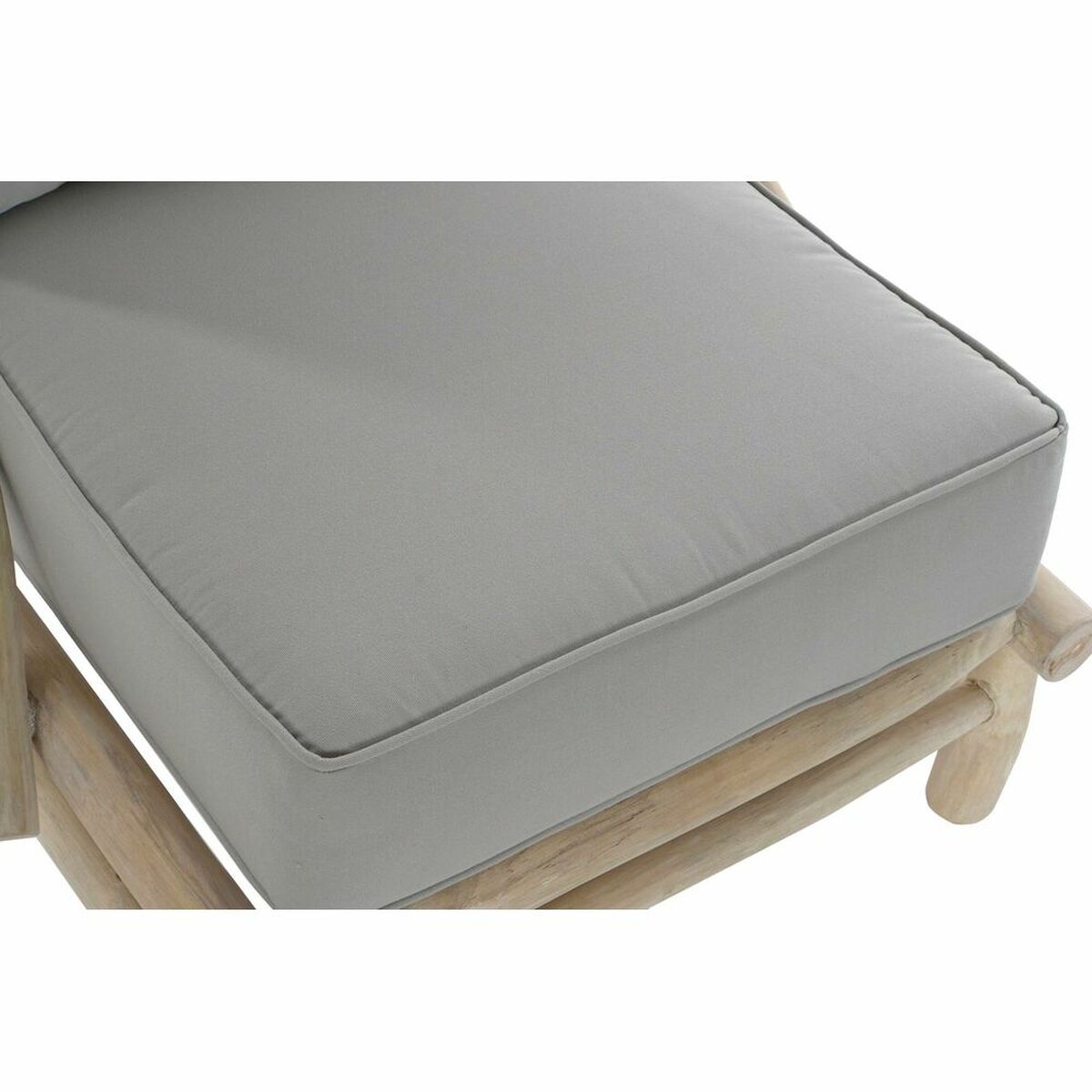 Chaise de jardin DKD Home Decor Naturel Gris clair 82 x 80 x 73 cm