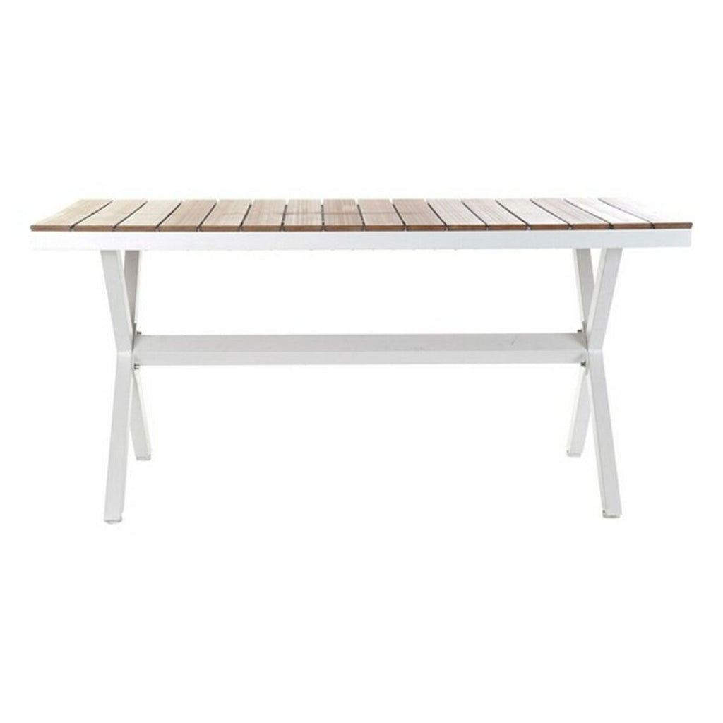 Table de Salle à Manger DKD Home Decor Résine Aluminium 160 x 90 x 75 cm