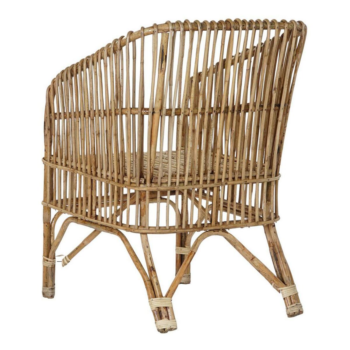 Chaise de jardin DKD Home Decor Naturel 56 x 52 x 82 cm
