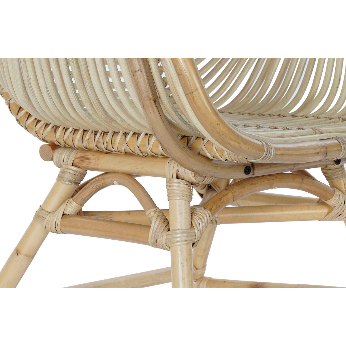 Chaise de jardin DKD Home Decor Multicouleur Naturel Rotin 61 x 58 x 92 cm 62 x 62 x 92 cm