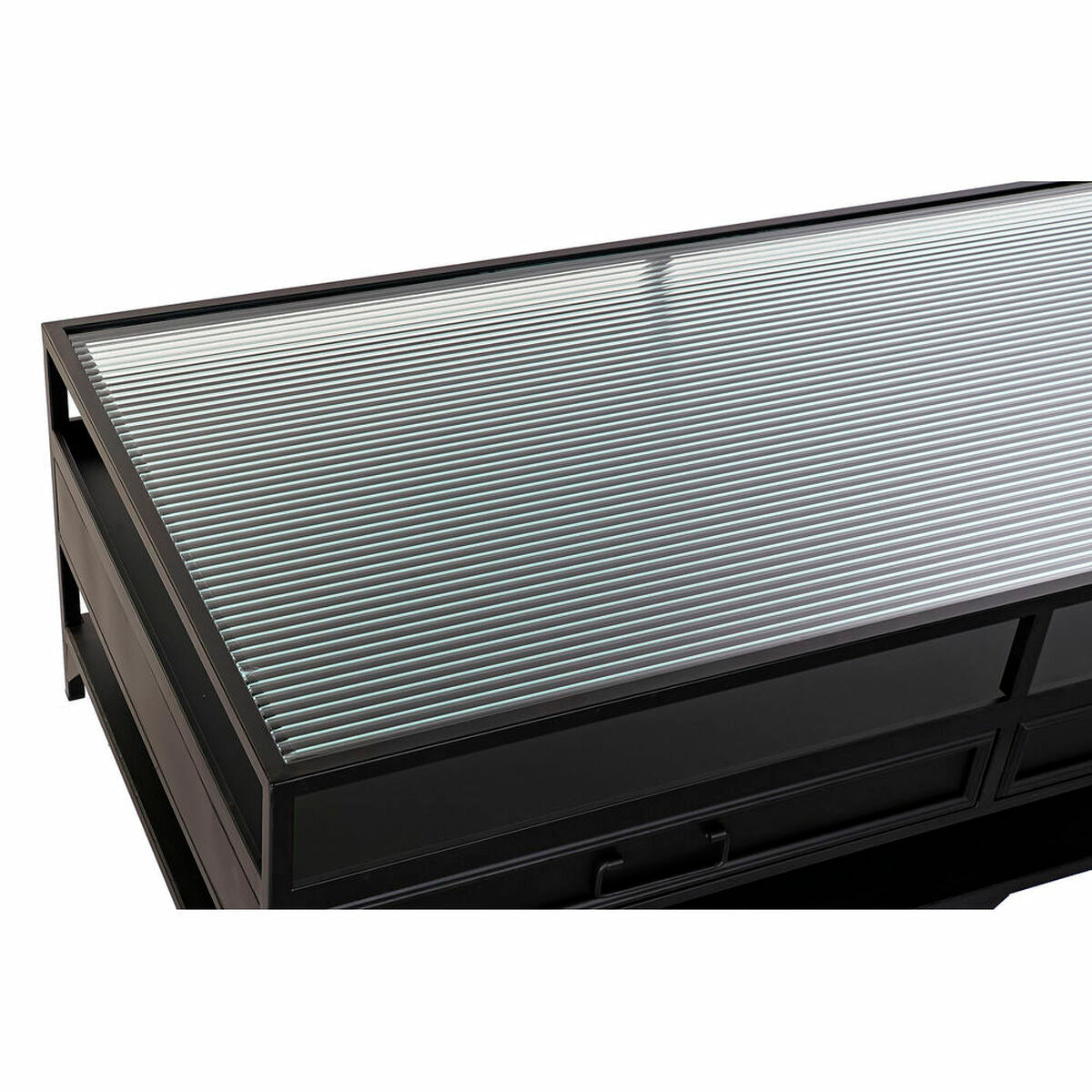 Table Basse DKD Home Decor Métal Verre (120 x 60 x 40 cm)
