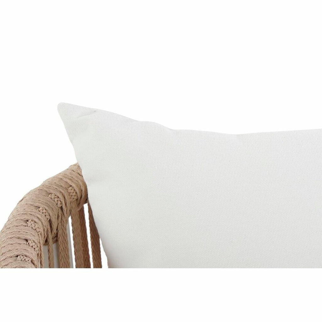 Ensemble Table + Chaises DKD Home Decor Beige 78 cm 163 x 95 x 6 cm
