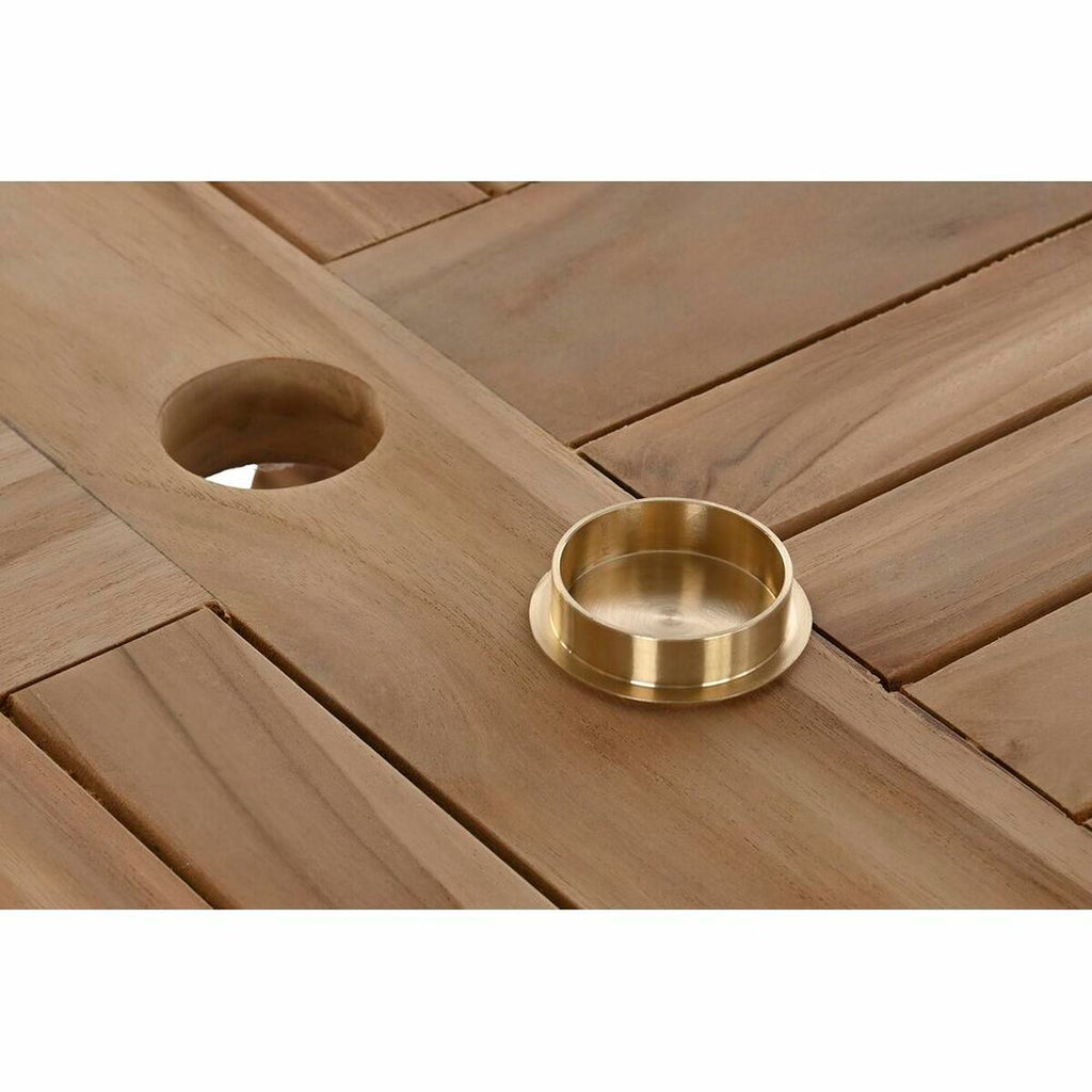 Meubles de jardin DKD Home Decor Marron 120 x 120 x 75 cm (5 Pièces)