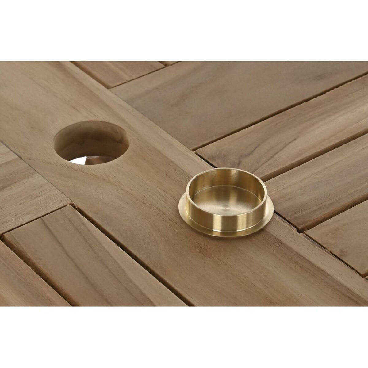 Meubles de jardin DKD Home Decor Marron 120 x 120 x 75 cm (5 Pièces)
