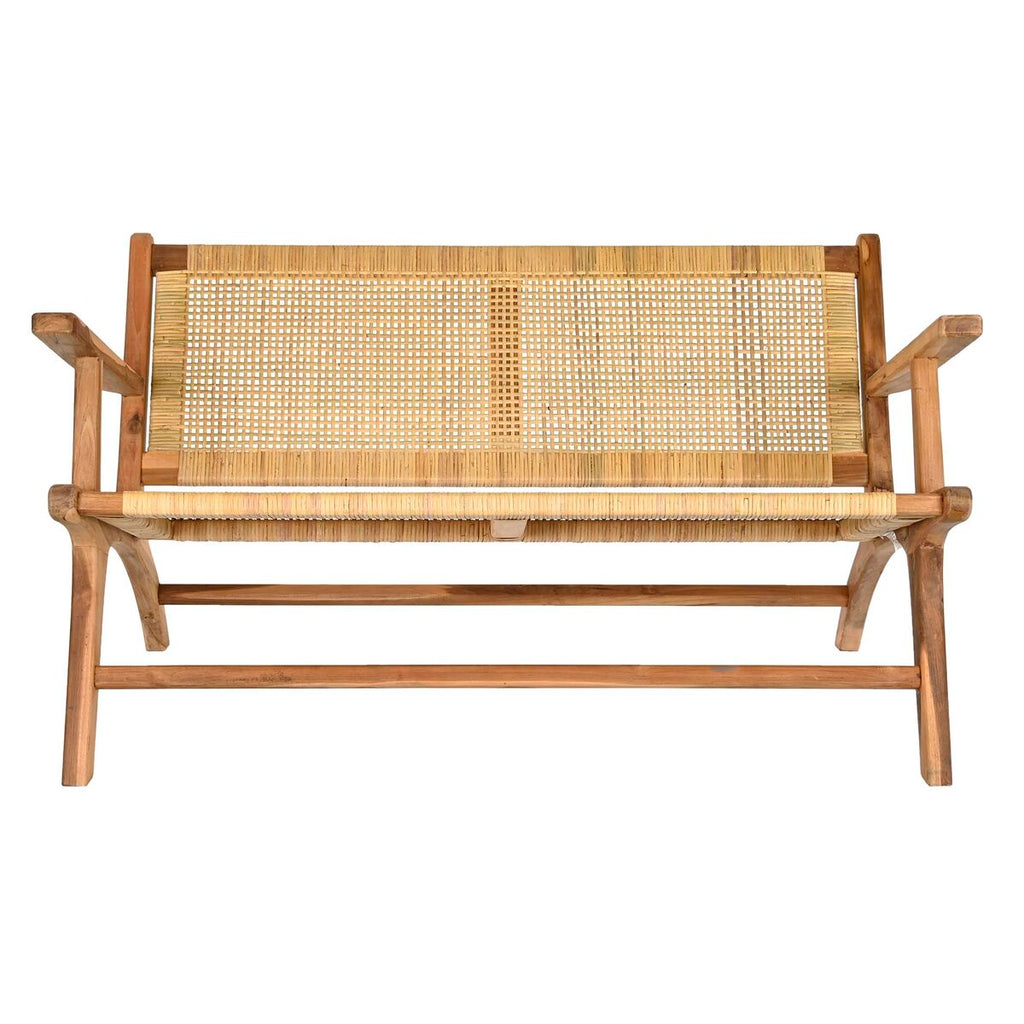 Banc DKD Home Decor Marron Naturel 120 x 76 x 68 cm