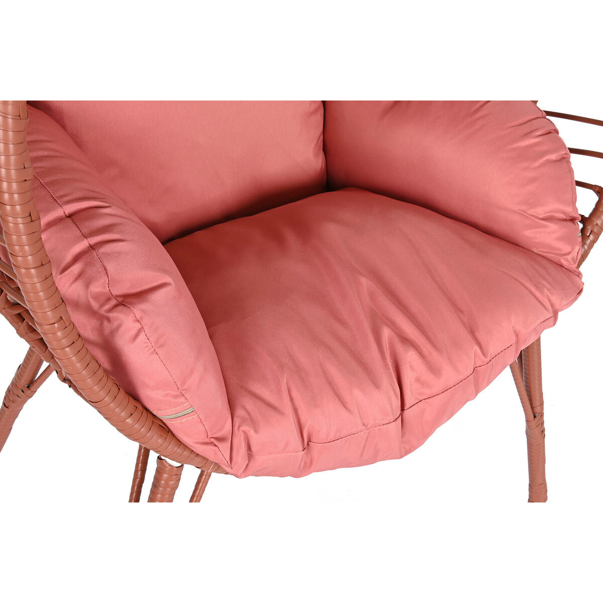 Chaise de jardin DKD Home Decor 90 x 65 x 151 cm Métal Terre cuite rotin synthétique