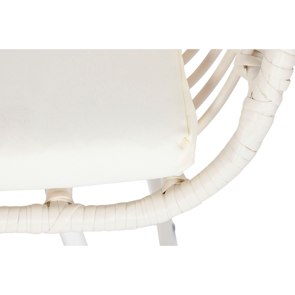 Meubles de jardin DKD Home Decor Blanc 124 x 74 x 84 cm (4 Pièces)