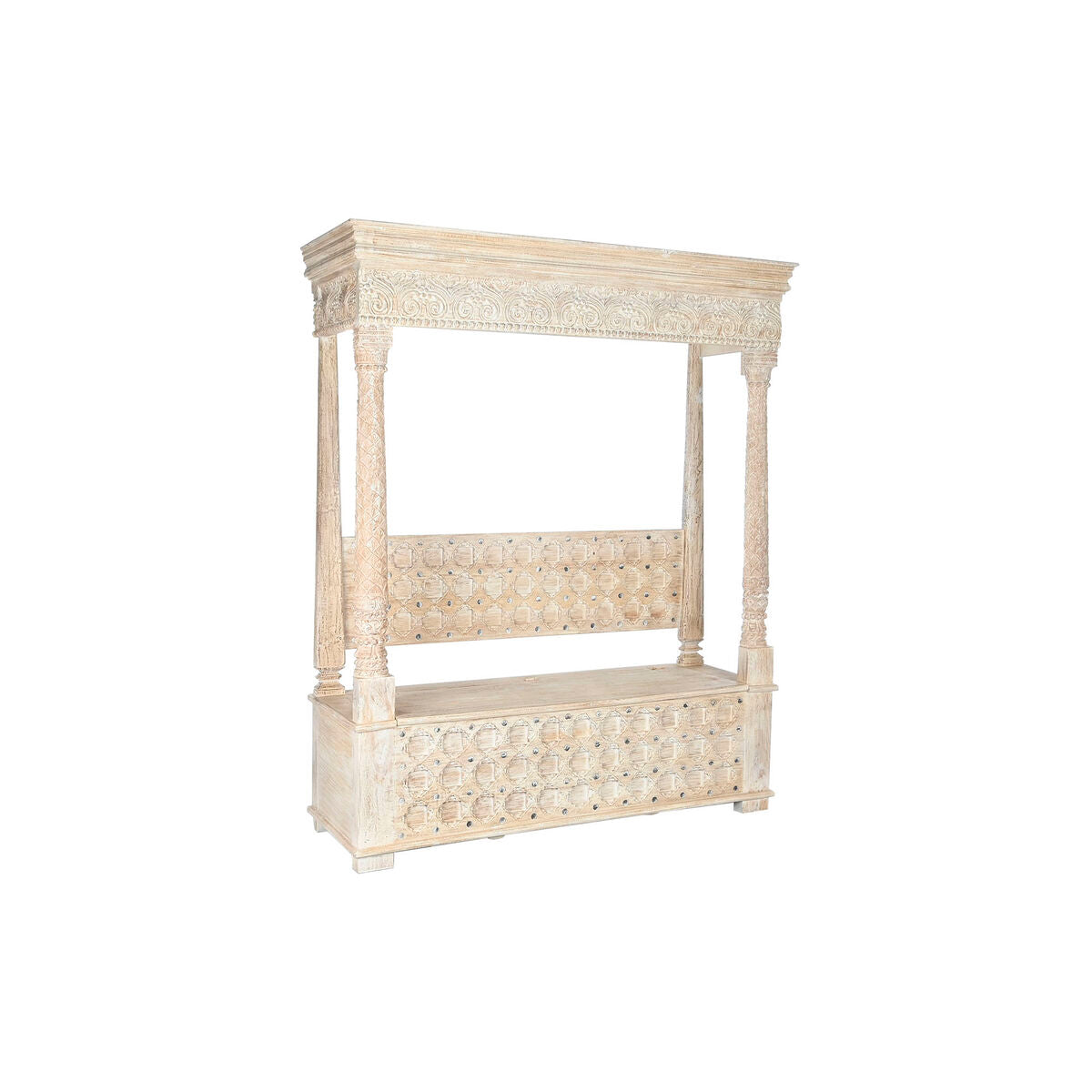 Banc Home ESPRIT Naturel Bois de manguier Indien 190 X 54 X 215 CM