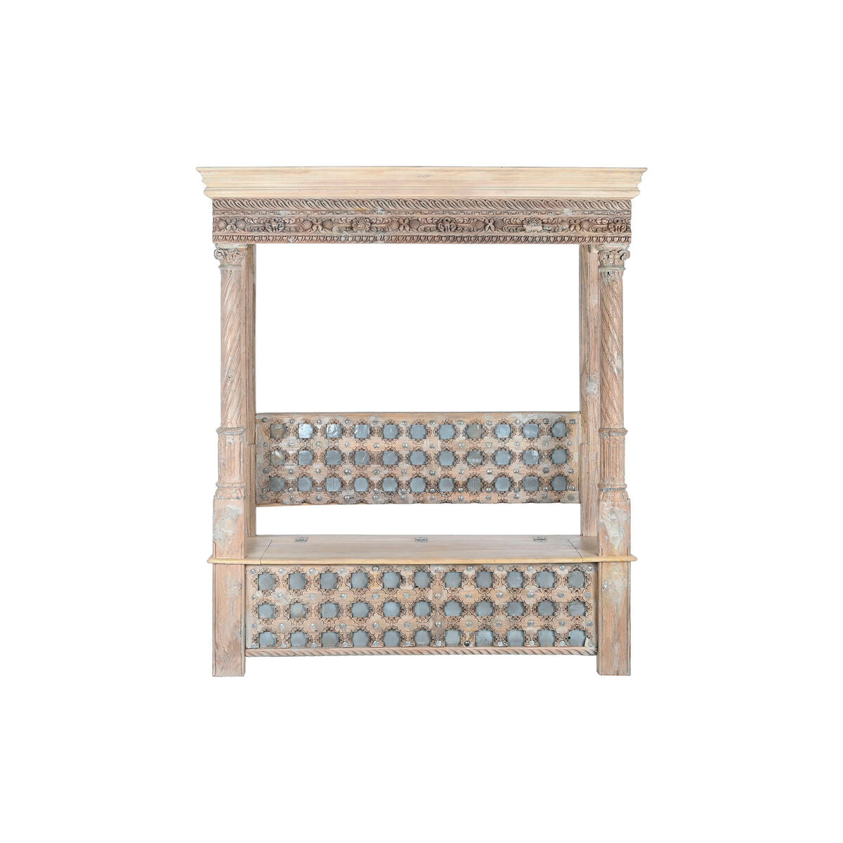 Banc Home ESPRIT Naturel Bois de manguier Indien 190 X 54 X 215 CM