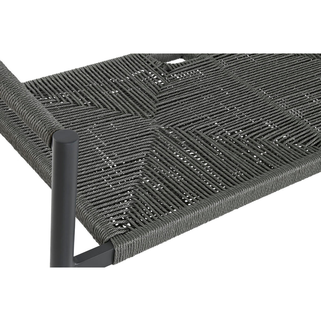 Canapé de jardin Home ESPRIT Aluminium 131 x 55 x 76 cm