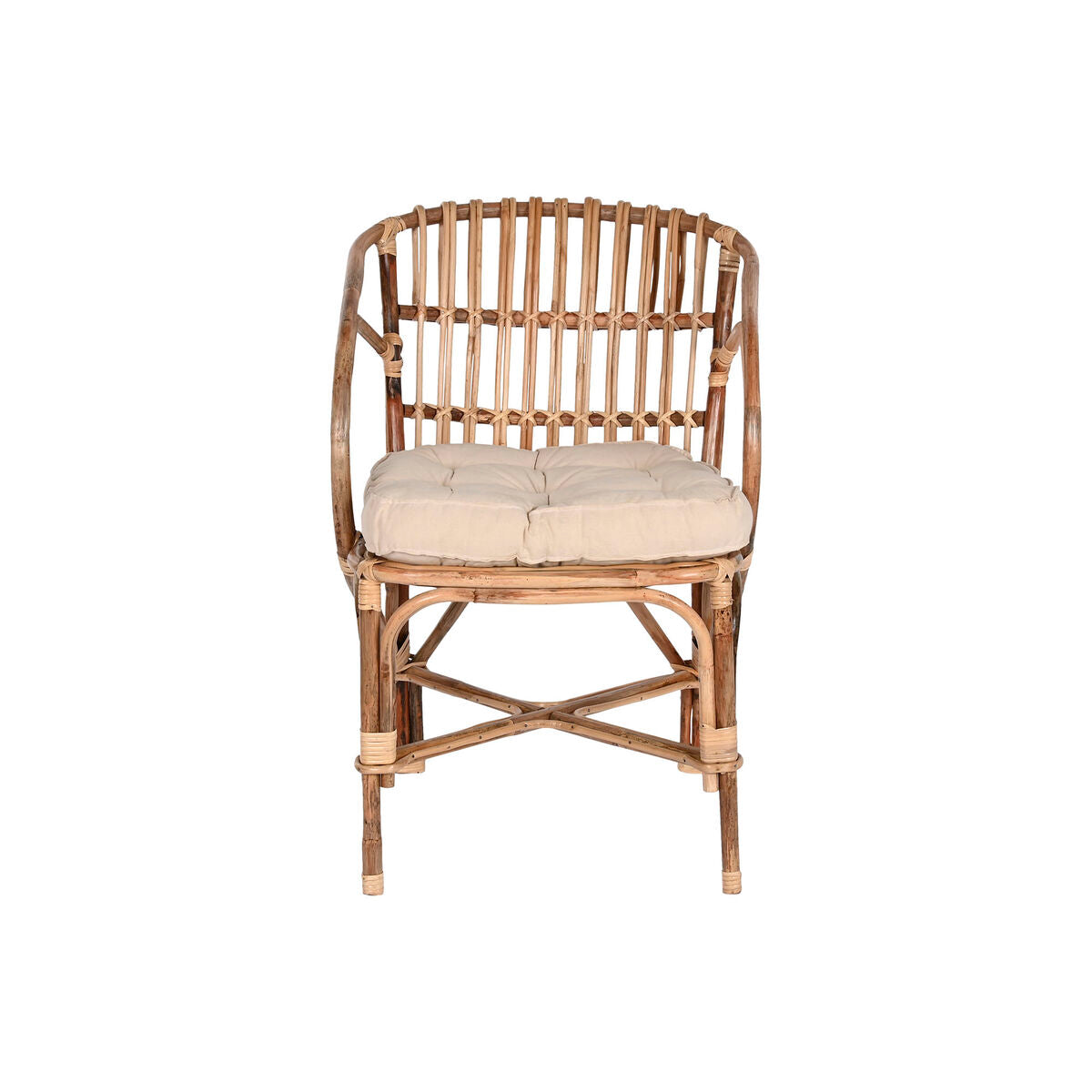 Chaise de jardin Home ESPRIT Bambou Rotin 58 x 65 x 85 cm
