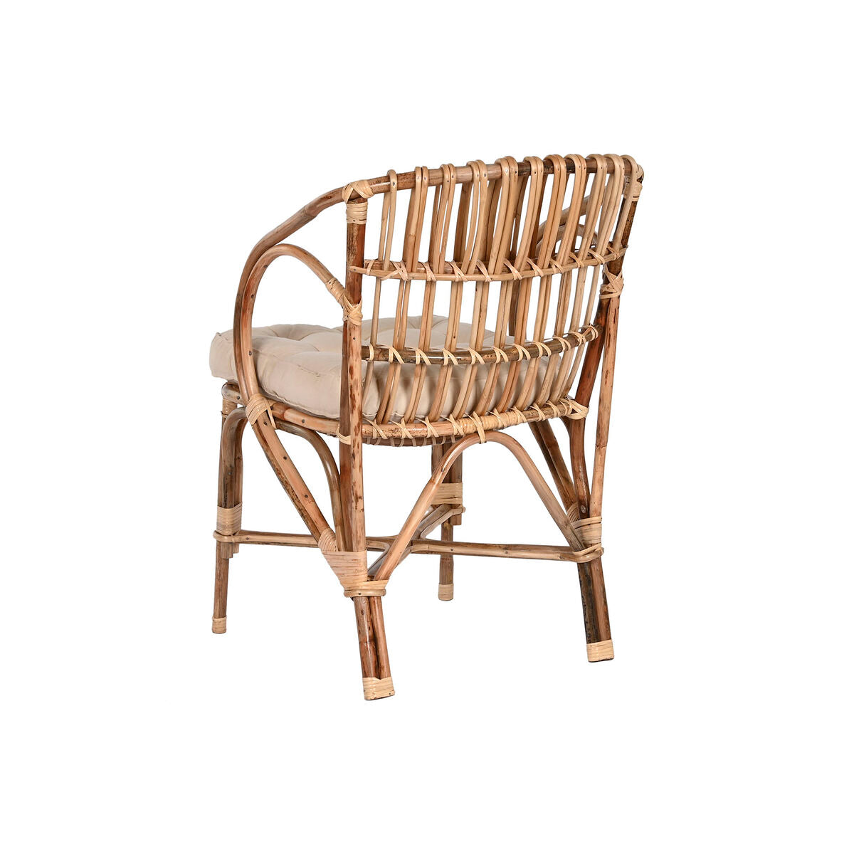Chaise de jardin Home ESPRIT Bambou Rotin 58 x 65 x 85 cm