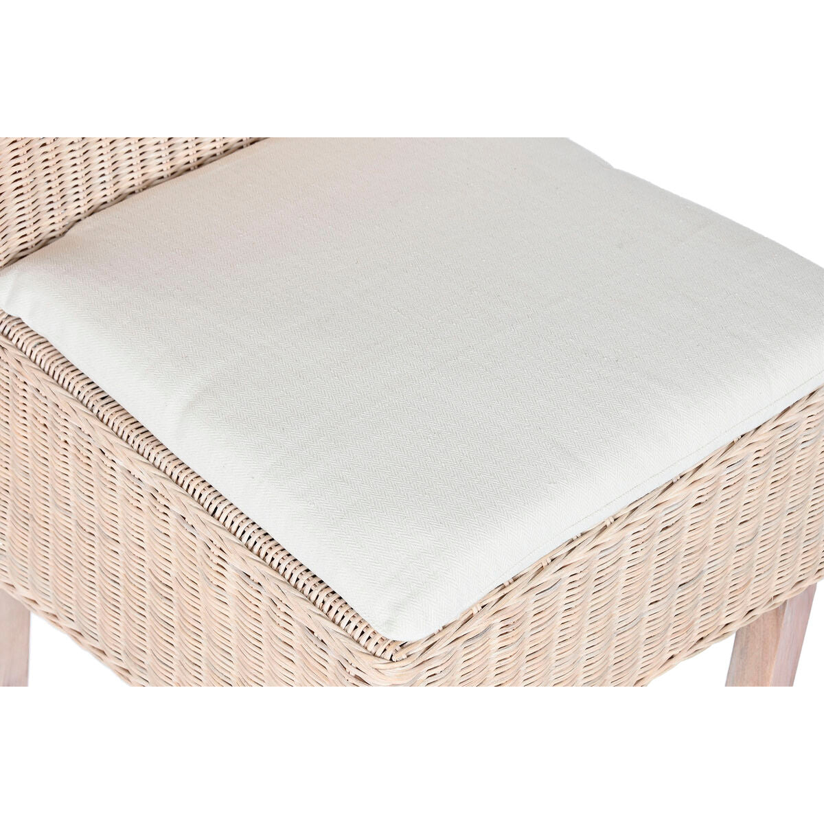 Chaise de jardin Home ESPRIT osier Bois de manguier 50 x 55 x 100 cm
