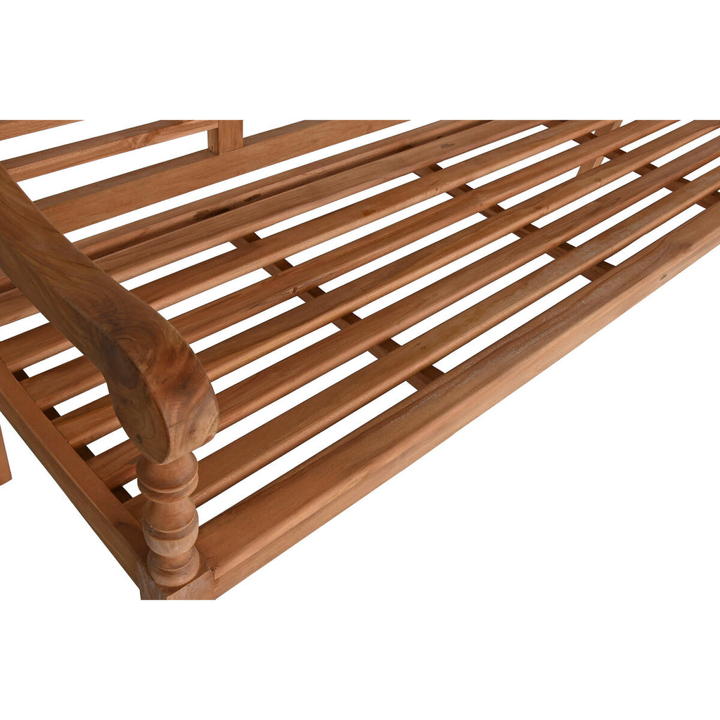 Banc Home ESPRIT Naturel Teck Taillé 200 x 65 x 101 cm