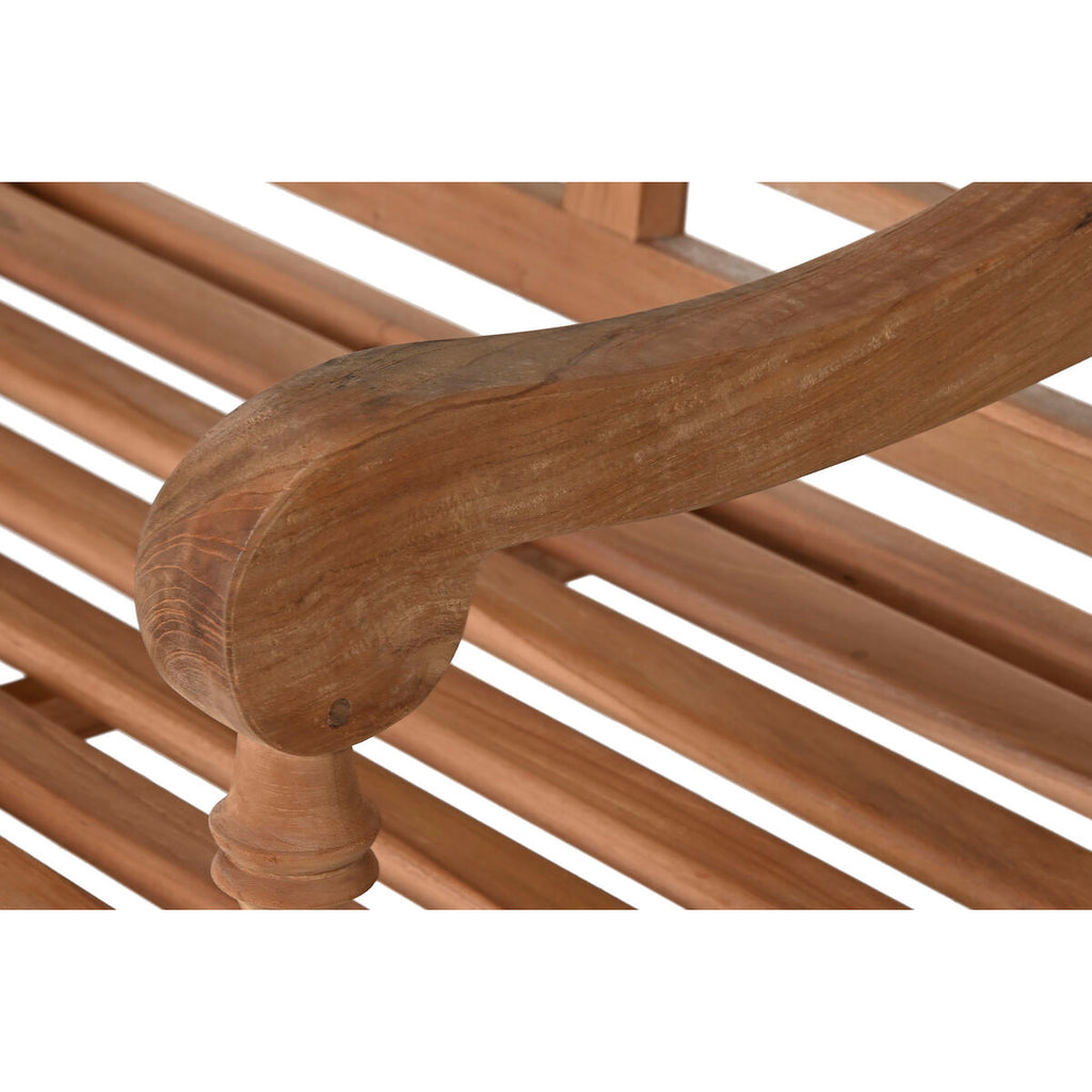 Banc Home ESPRIT Naturel Teck Taillé 200 x 65 x 101 cm
