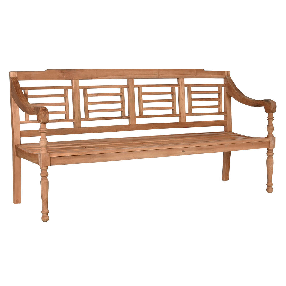 Banc Home ESPRIT Naturel Teck Taillé 200 x 65 x 101 cm