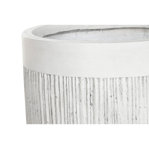 Cache-pot Home ESPRIT Magnésium (3 Pièces)