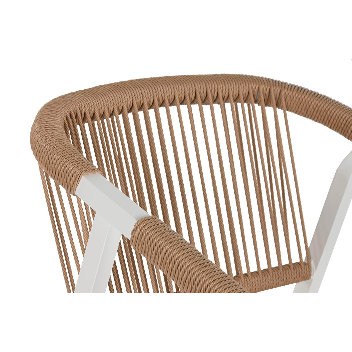 Ensemble Table + 6 Chaises Home ESPRIT Blanc Naturel 180 x 90 x 75 cm