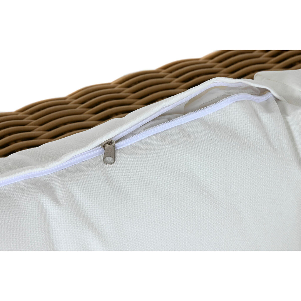 Canapé de jardin Home ESPRIT Beige Marron Clair 222 x 87 x 63 cm
