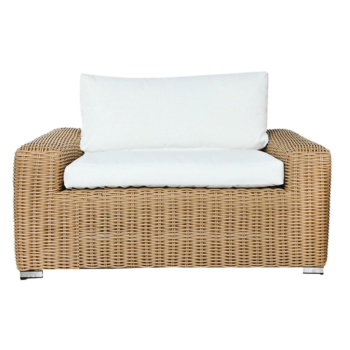 Chaise de jardin Home ESPRIT Beige Marron Clair 111 x 87 x 63 cm