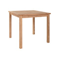 Table de Salle à Manger Home ESPRIT Marron Teck 80 x 80 x 77 cm