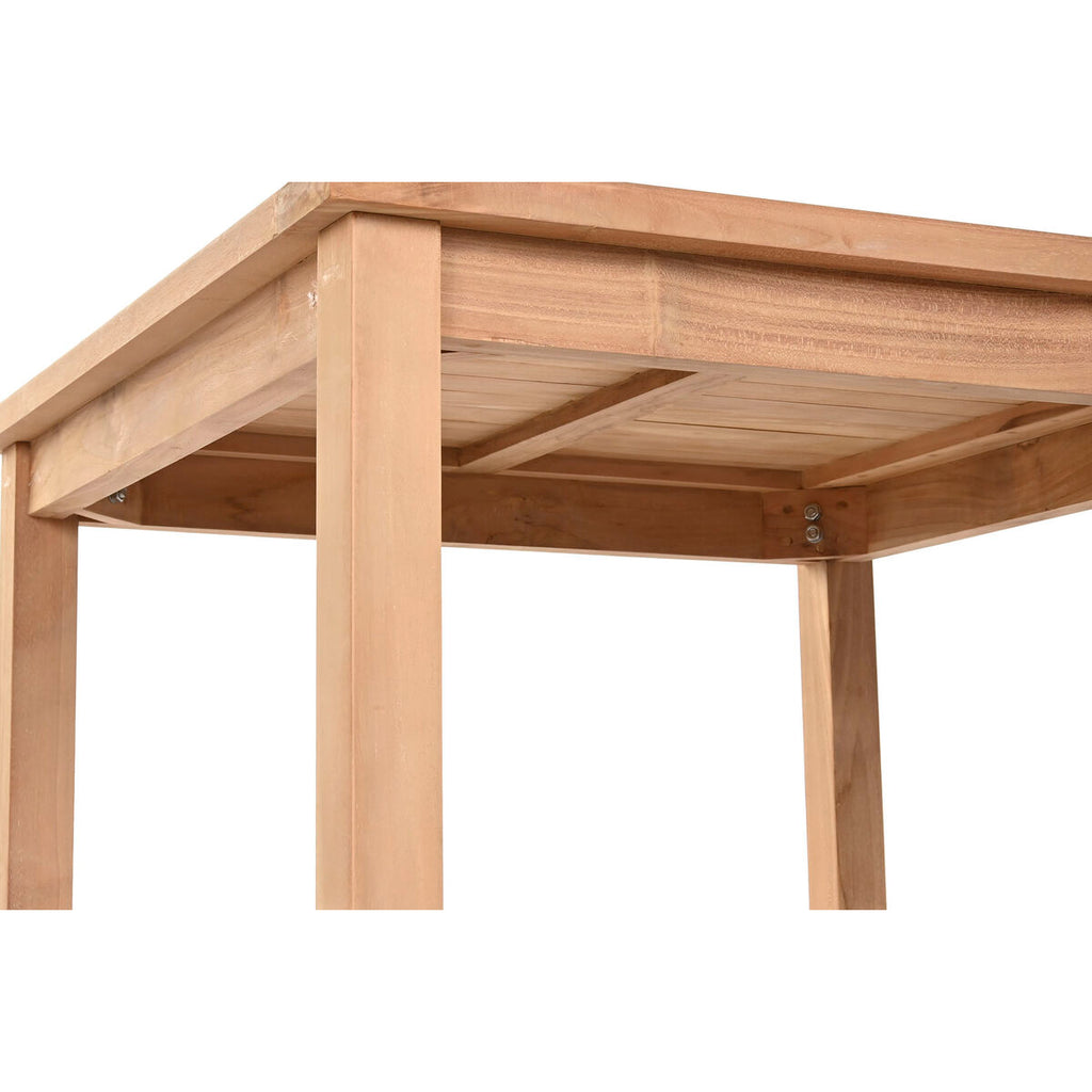 Table de Salle à Manger Home ESPRIT Marron Teck 80 x 80 x 77 cm