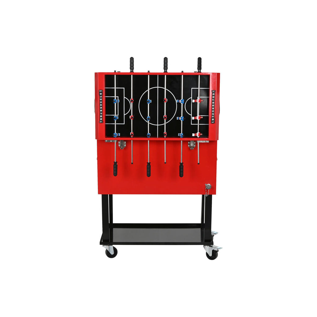 Glacière Home ESPRIT Noir Rouge Métal 71 x 62 x 85 cm