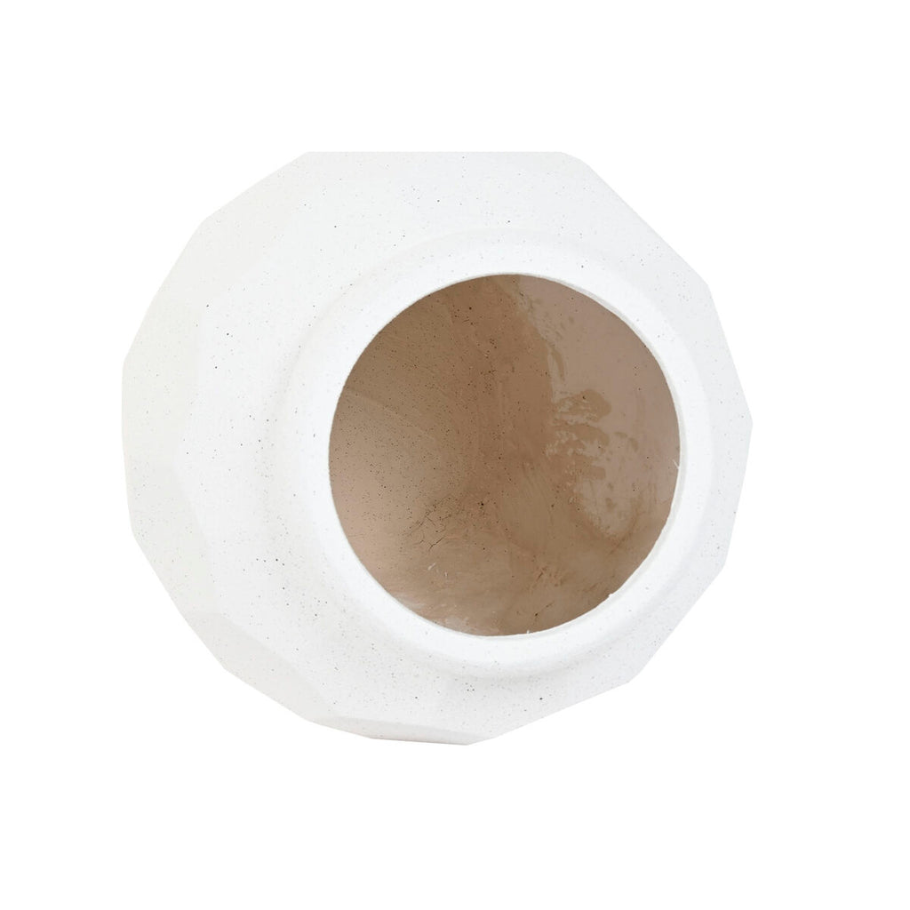 Cache-pot Home ESPRIT Blanc Magnésium Moderne 43 x 43 x 80 cm
