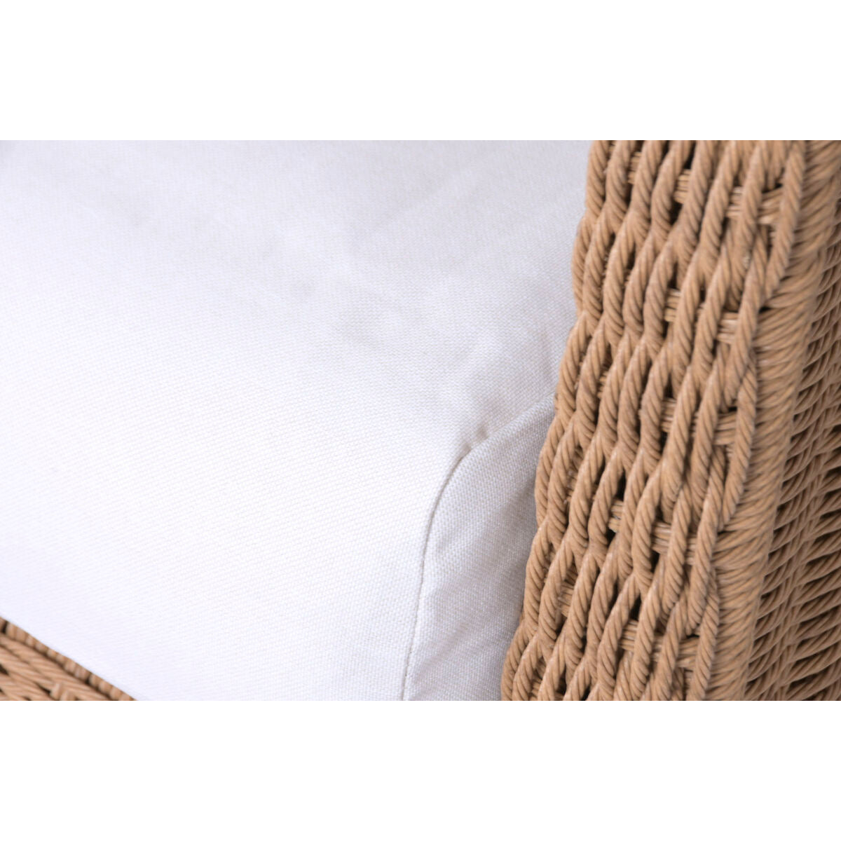 Canapé de jardin Home ESPRIT Blanc Naturel 188 X 89 X 65 CM