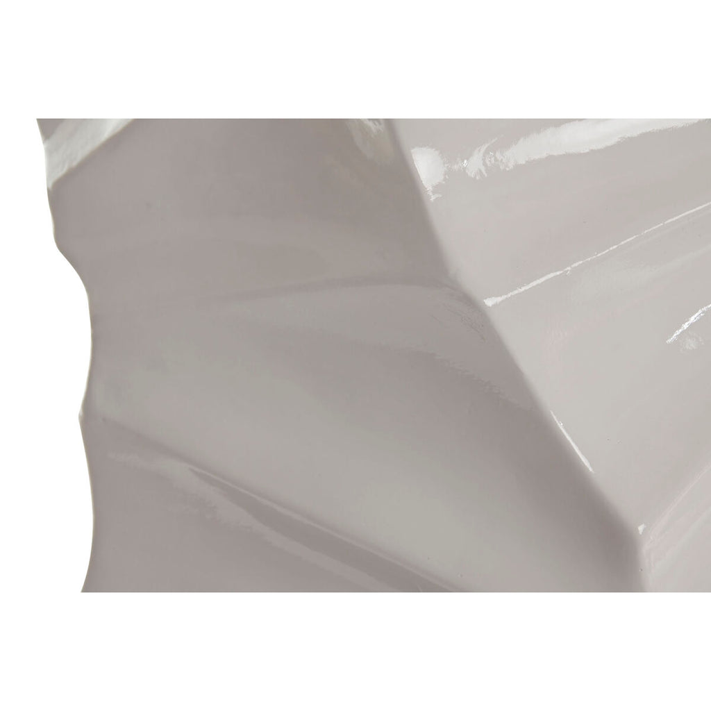 Cache-pot Home ESPRIT Blanc Fibre Moderne