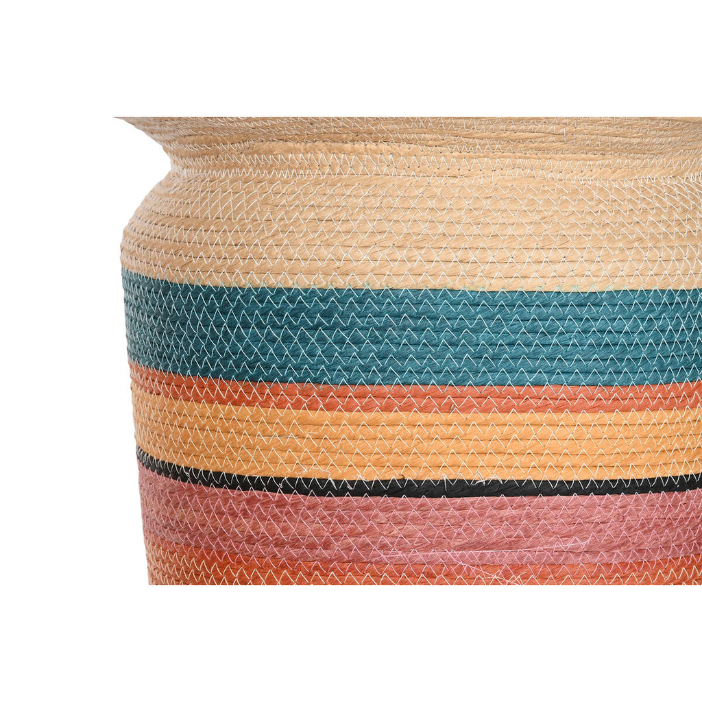 Cache-pot Home ESPRIT Multicouleur Fibre Arabe (4 Unités)