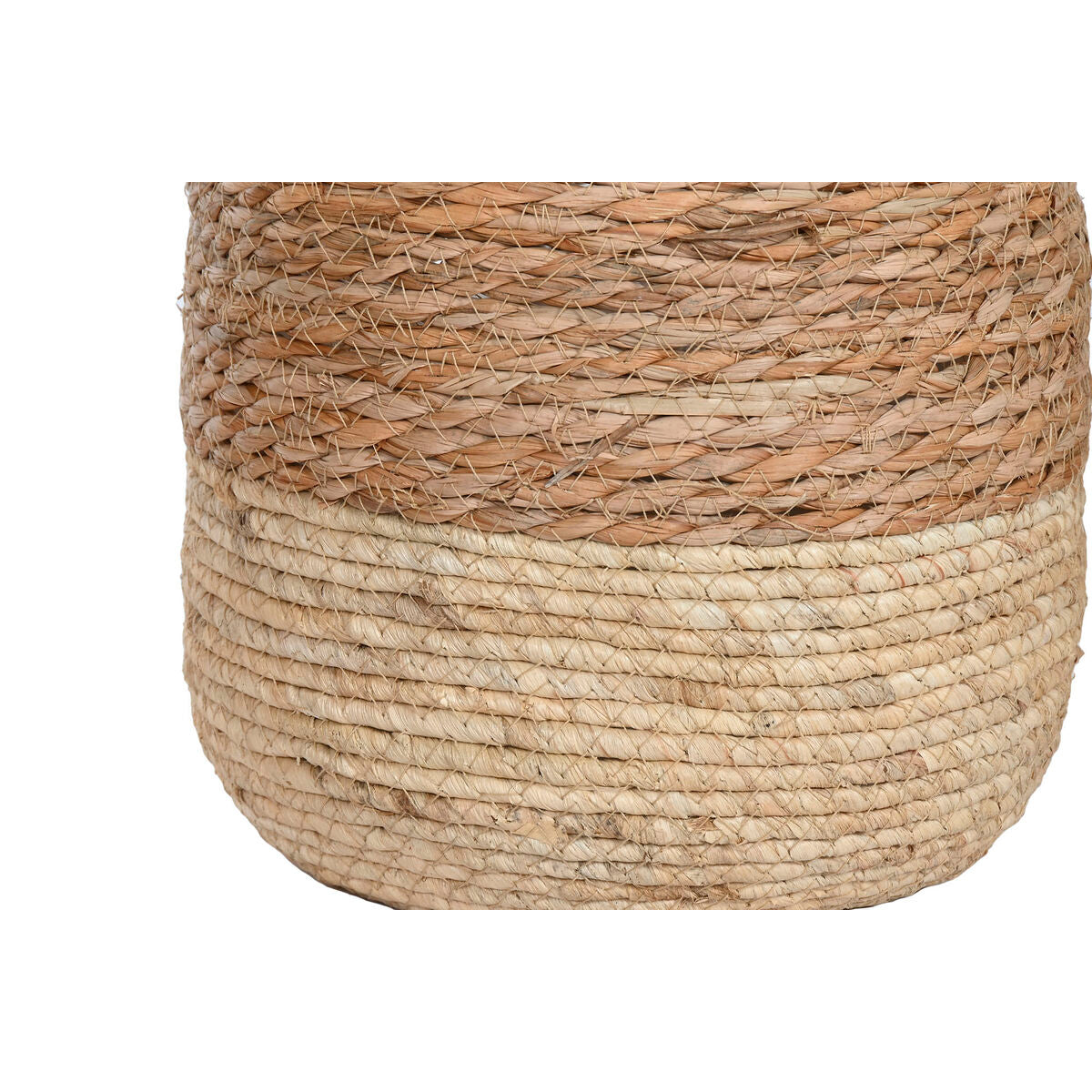 Cache-pot Home ESPRIT Bicolore Fibre Urbaine
