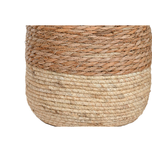 Cache-pot Home ESPRIT Bicolore Fibre Urbaine