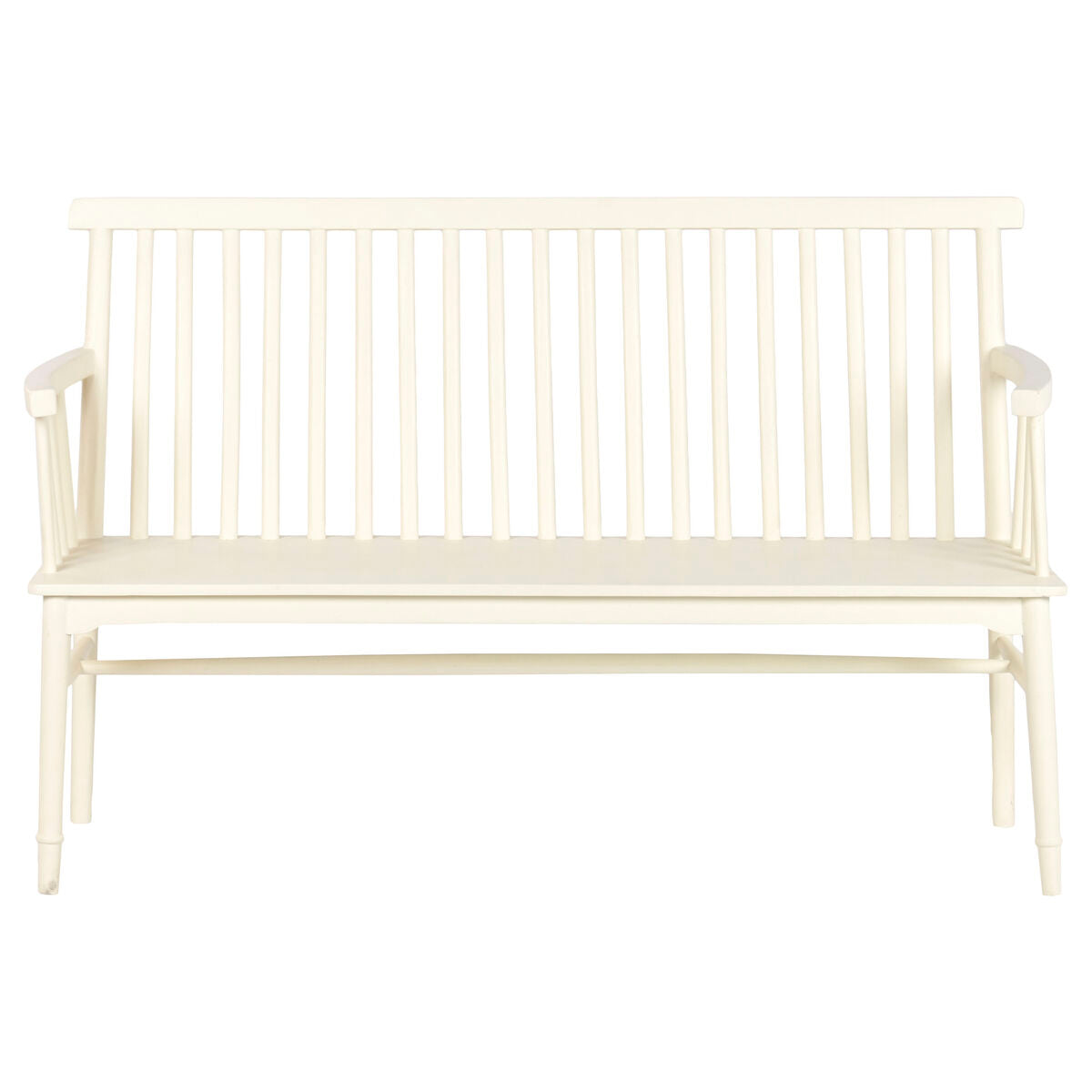 Banc Home ESPRIT Crème Bois de manguier Bois MDF 150 X 50 X 98 CM