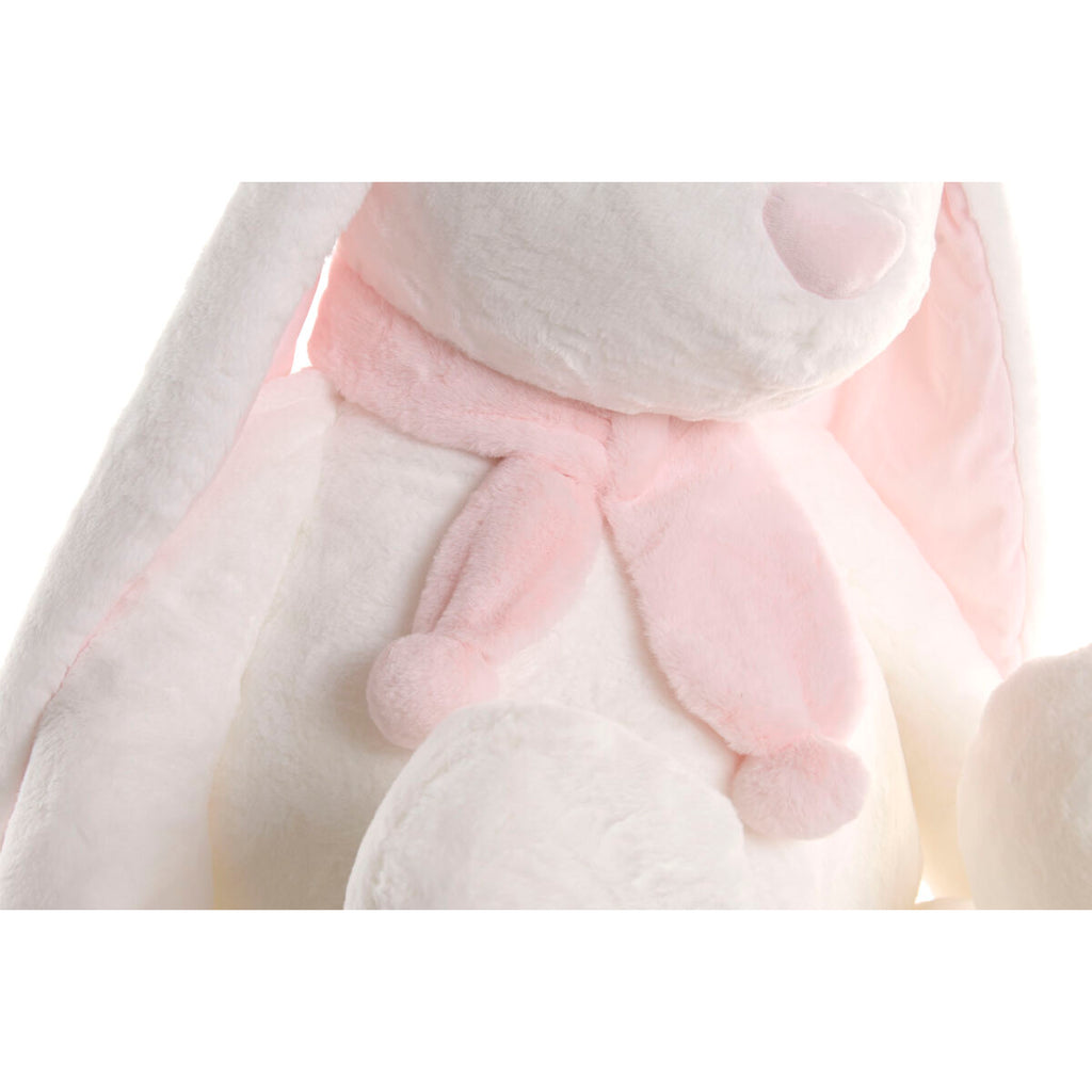 Jouet Peluche Home ESPRIT Crème Polyester Enfant Lapin (2 Unités)