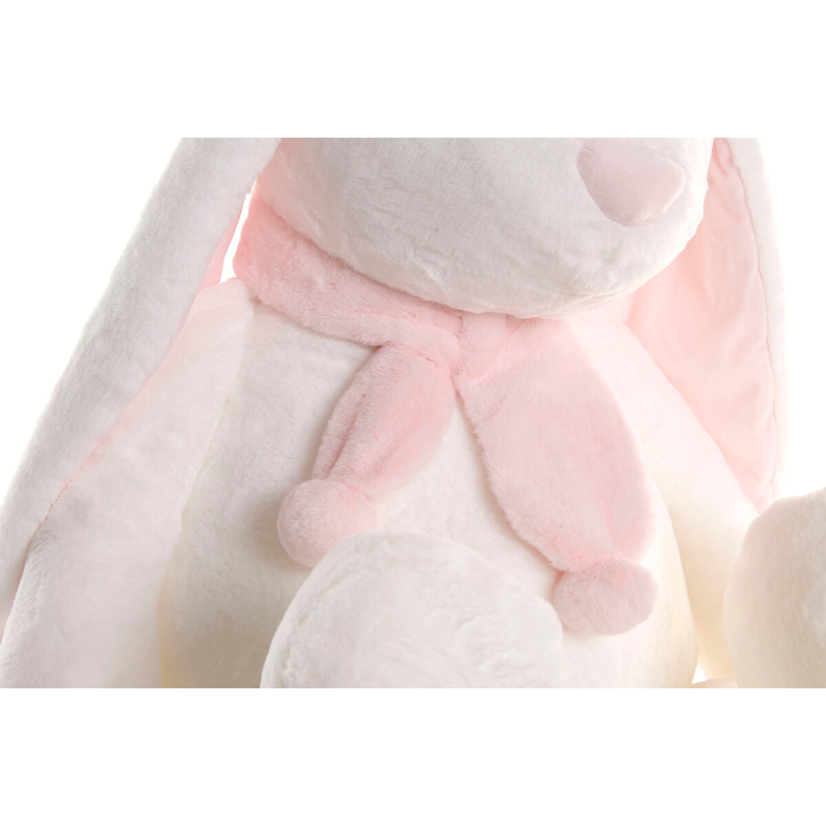 Jouet Peluche Home ESPRIT Crème Polyester Enfant Lapin (2 Unités)