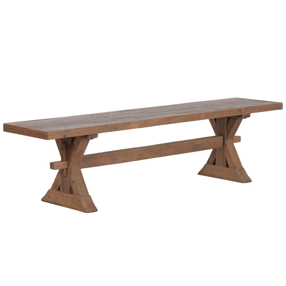 Banc Home ESPRIT Naturel Bois Recyclé 180 X 38 X 45 CM