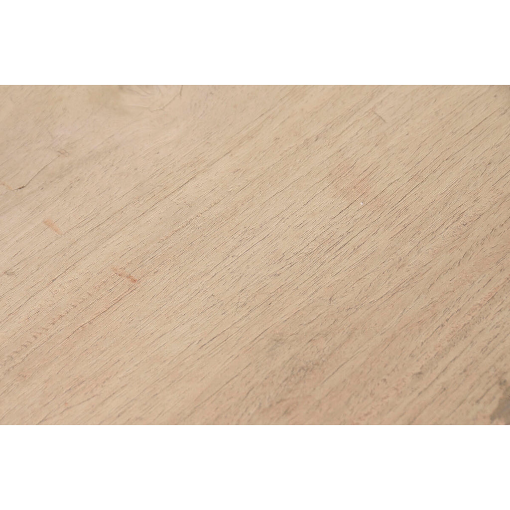 Banc Home ESPRIT Noir Naturel Fer bois de teck 152 X 41 X 46 CM