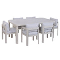 Table de Salle à Manger Home ESPRIT Crème Aluminium 182 X 105 X 77 CM