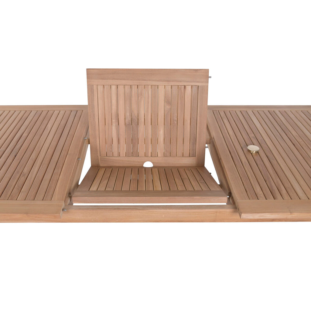 Table de Salle à Manger Home ESPRIT Marron Teck 180 x 100 x 75 cm