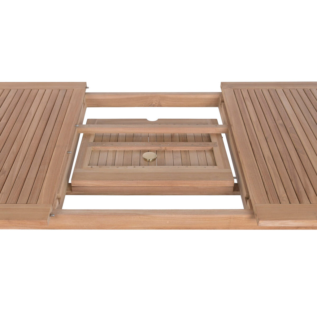 Table de Salle à Manger Home ESPRIT Marron Teck 180 x 100 x 75 cm