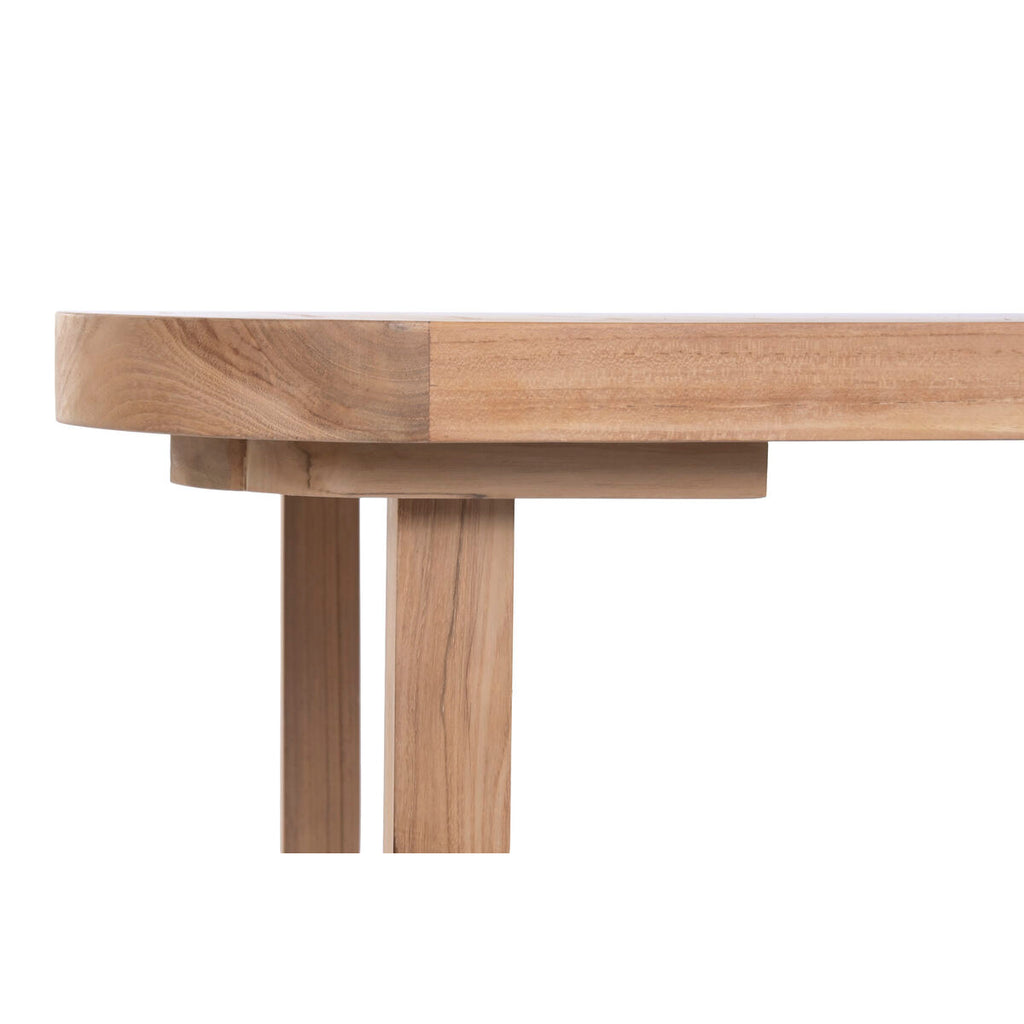 Table de Salle à Manger Home ESPRIT Marron Teck 180 x 90 x 77 cm