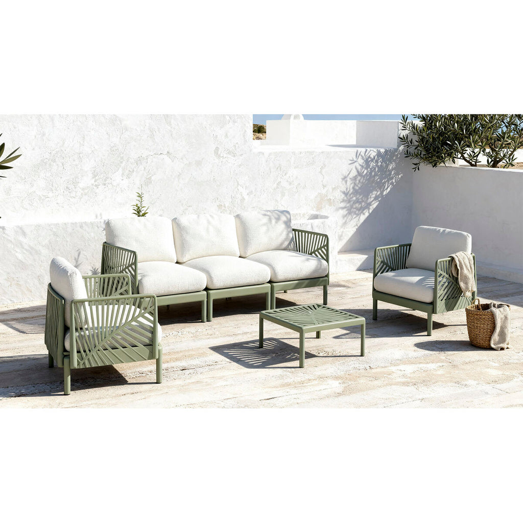 Canapé de jardin Home ESPRIT Menthe 222 X 74 X 70 CM