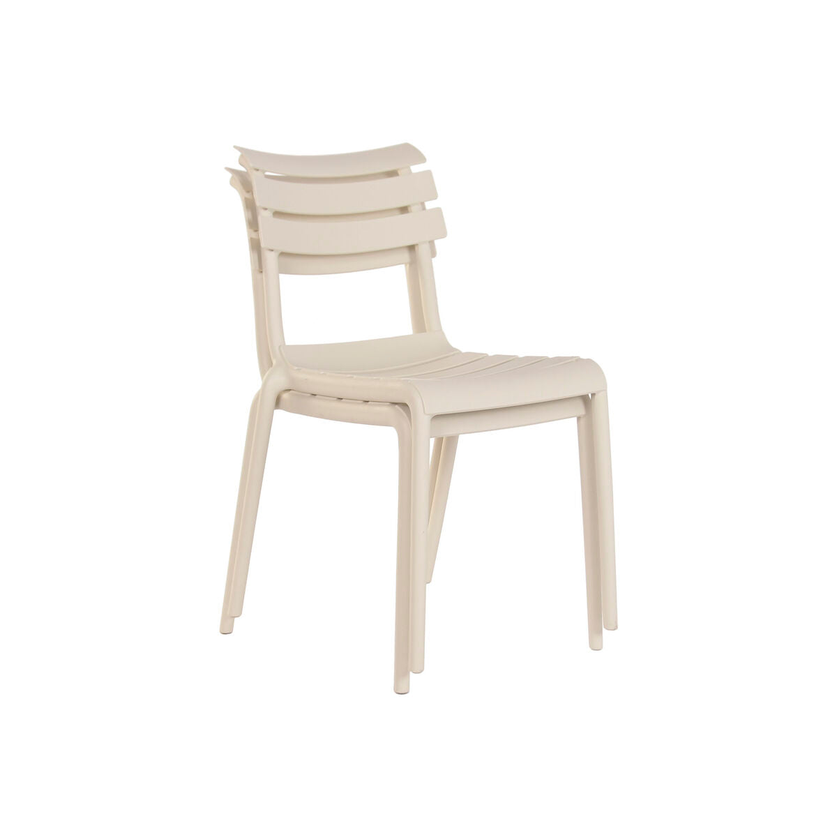 Ensemble Table + 4 Chaises Home ESPRIT Crème 140 x 70 x 75 cm