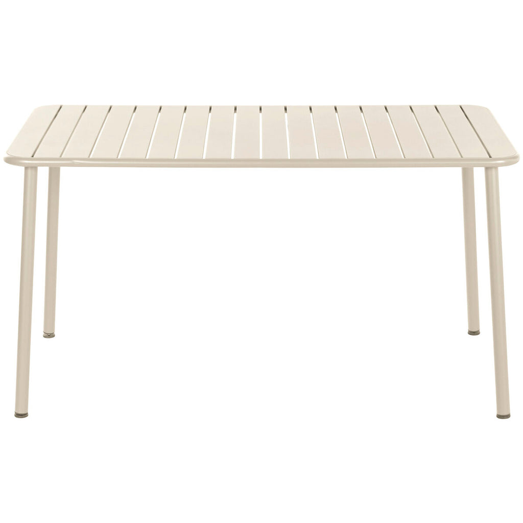 Ensemble Table + 4 Chaises Home ESPRIT Crème 140 x 70 x 75 cm