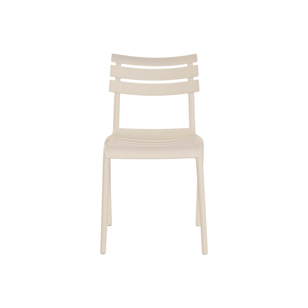 Ensemble Table + 4 Chaises Home ESPRIT Crème 140 x 70 x 75 cm